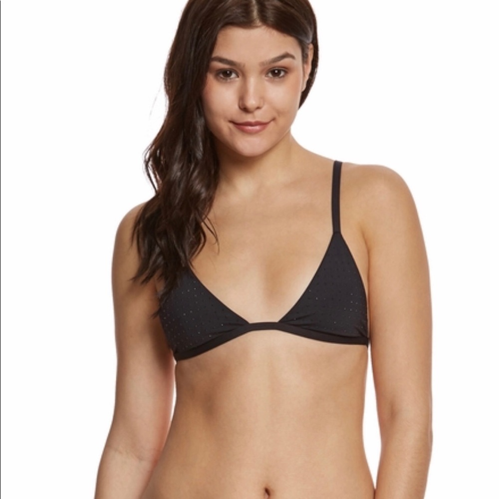 Zeppelin Studded Black bikini top.